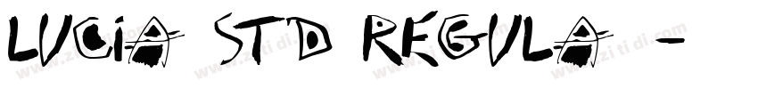 Lucia Std Regula字体字体转换